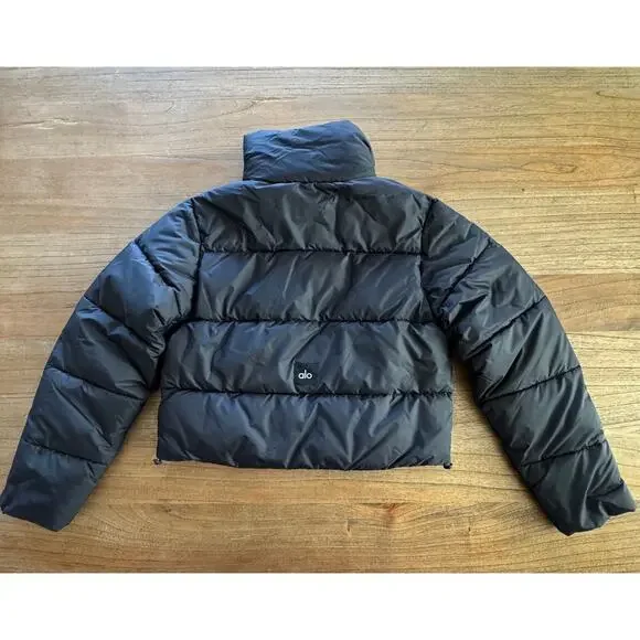 Alo Women's Gold Rush Puffer Jacket - Size S - Picture 2 of 4